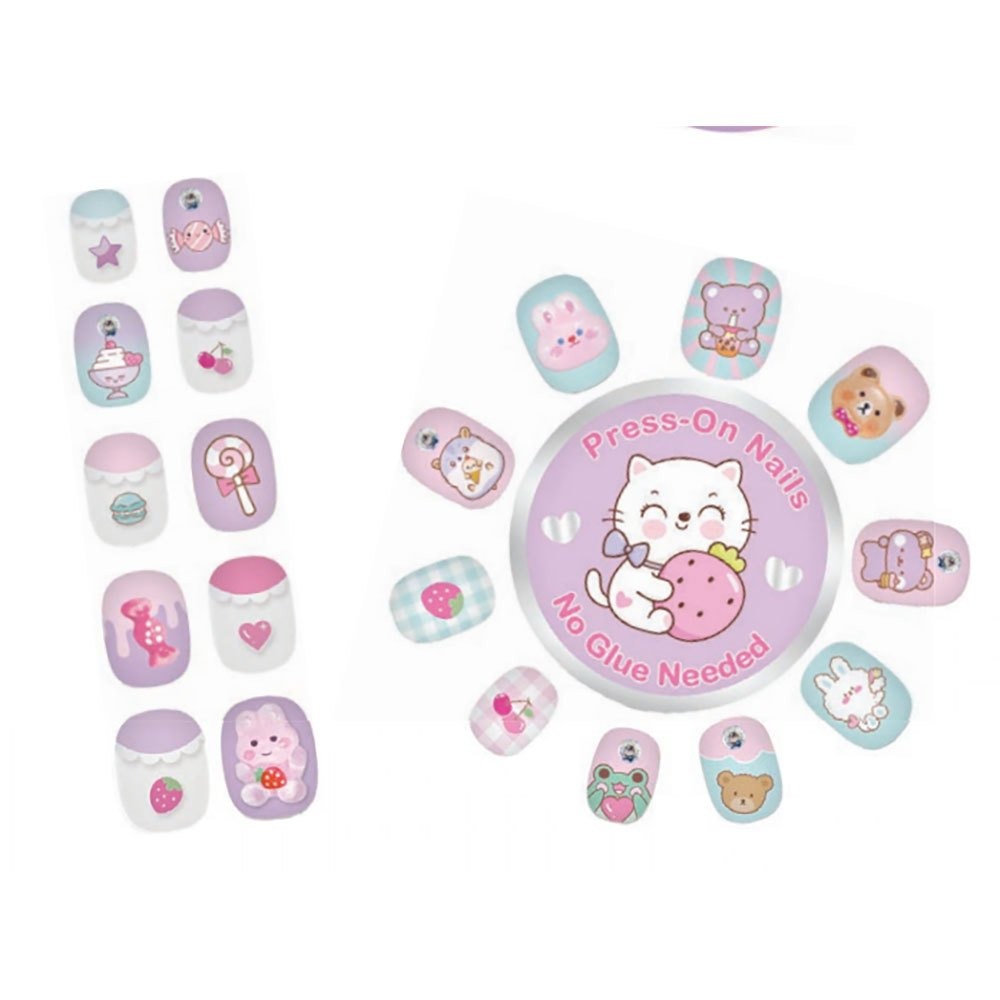 📚幼福文化📚萌萌動物─指甲貼片(Nail Diva) H12201 美甲玩具 玩具指甲 裝扮遊戲 指甲貼 生日禮物-細節圖2