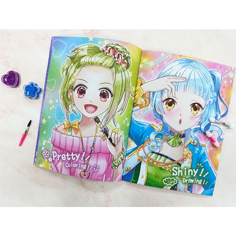 📚幼福文化📚閃亮公主彩妝美甲遊戲 9127-2 化妝遊戲 化妝玩具 彩妝玩具 著色遊戲 安全無毒 生日禮物-細節圖8