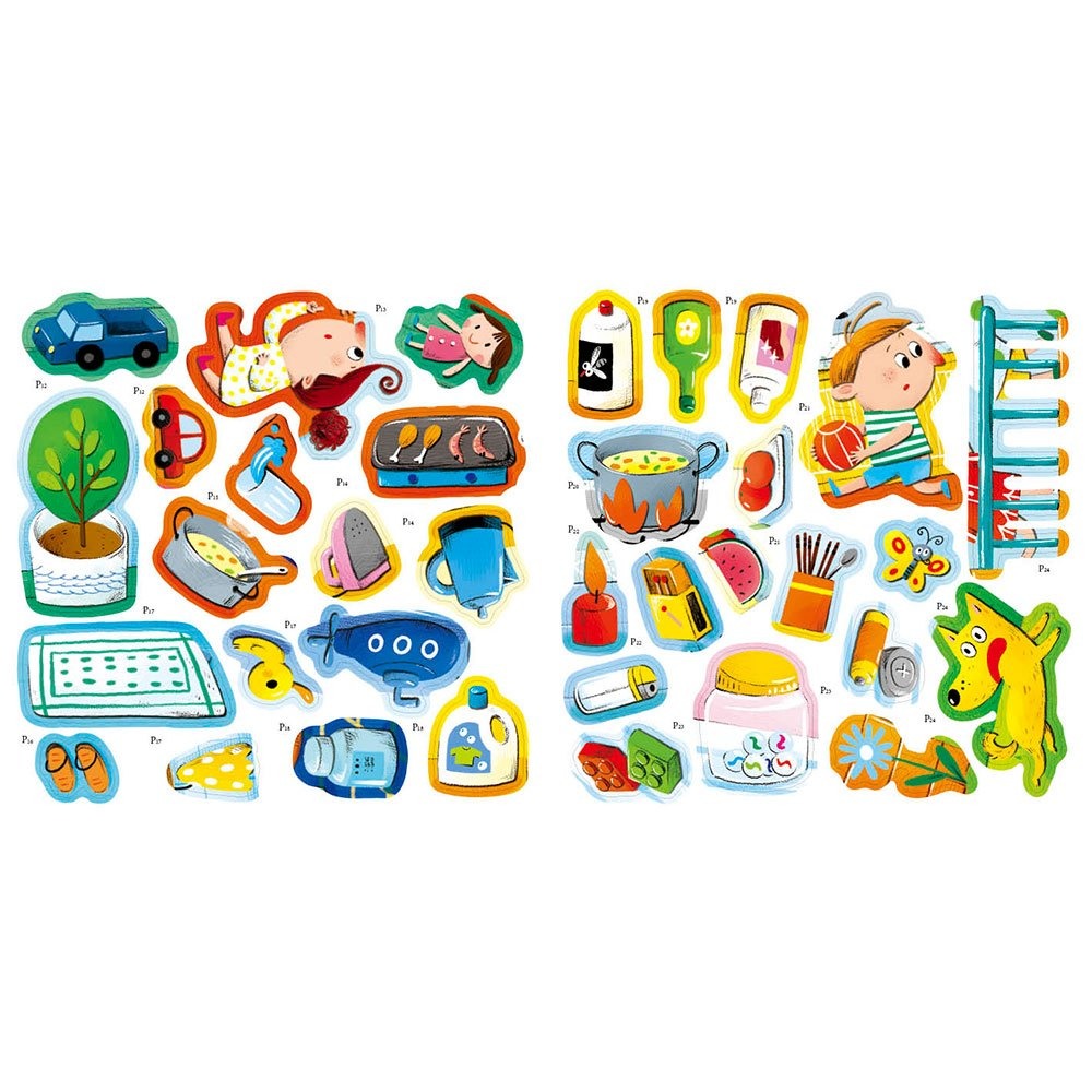 📚幼福文化📚遇到危險怎麼辦？安全教育貼紙遊戲書：居家安全 交通安全 戶外安全 幼兒園安全 公共場所安全 防災應變-細節圖10