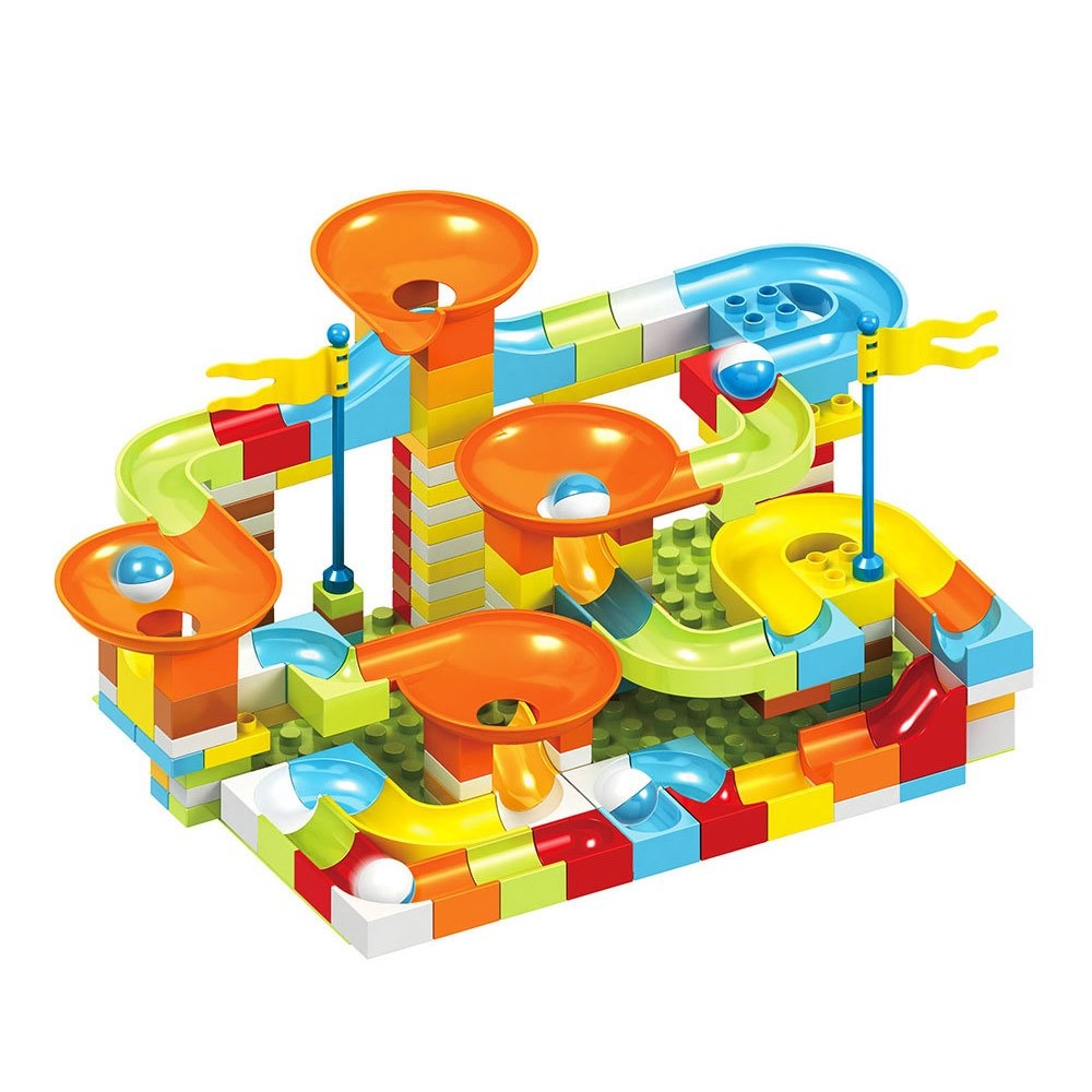 📚幼福文化📚忍者兔DIY 極速滑道滾珠積木9126-8 積木組裝 軌道積木 滾球積木 空間感 邏輯推理 益智玩具 生-細節圖2