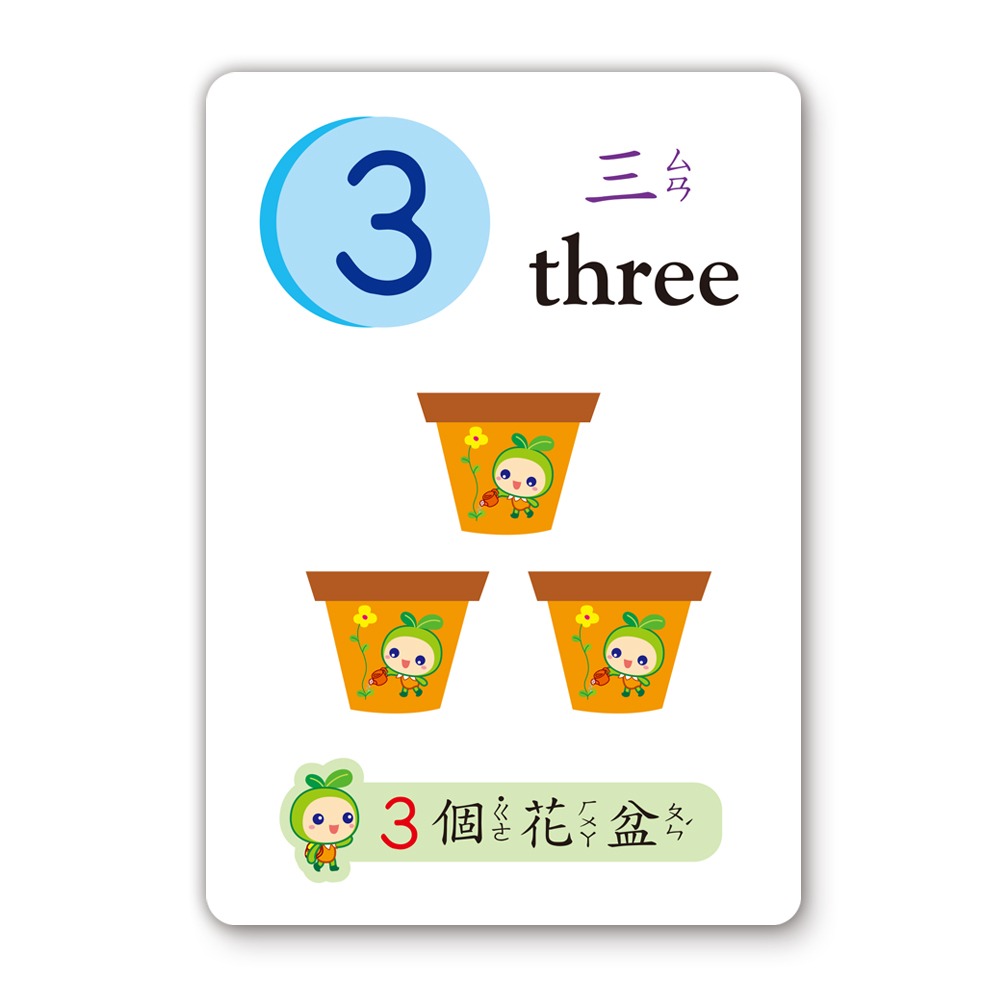 📚世一文化📚123識字卡B2767-2  字卡 圖卡 認識數字 數字卡 學前啟蒙 幼兒教育-細節圖7