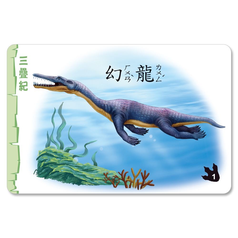 📚世一文化📚認識恐龍圖鑑卡 B27701 恐龍圖卡 字卡 恐龍百科 恐龍圖片-細節圖2