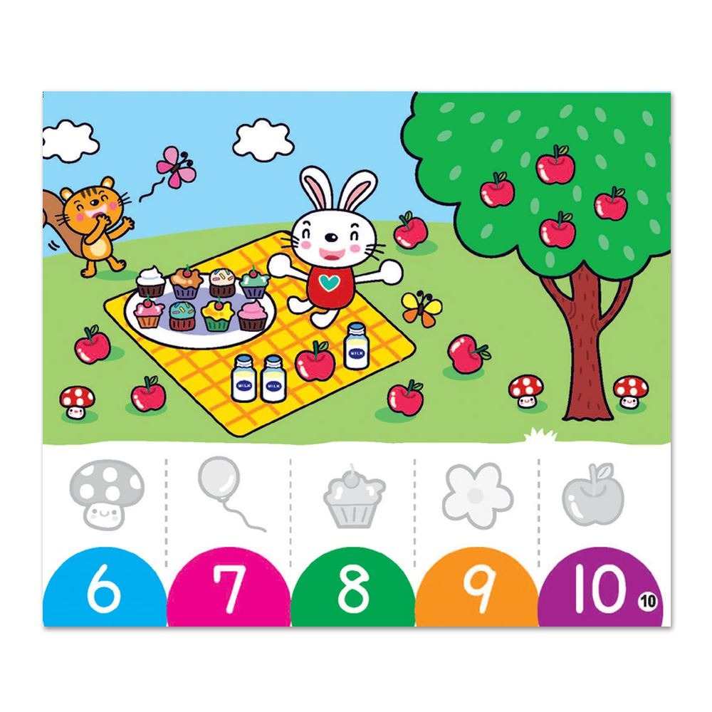 📚世一文化📚123磁鐵書 C0461-1 認識數字 數數練習 形狀配對 圖像空間 磁性玩具 手眼協調-細節圖3