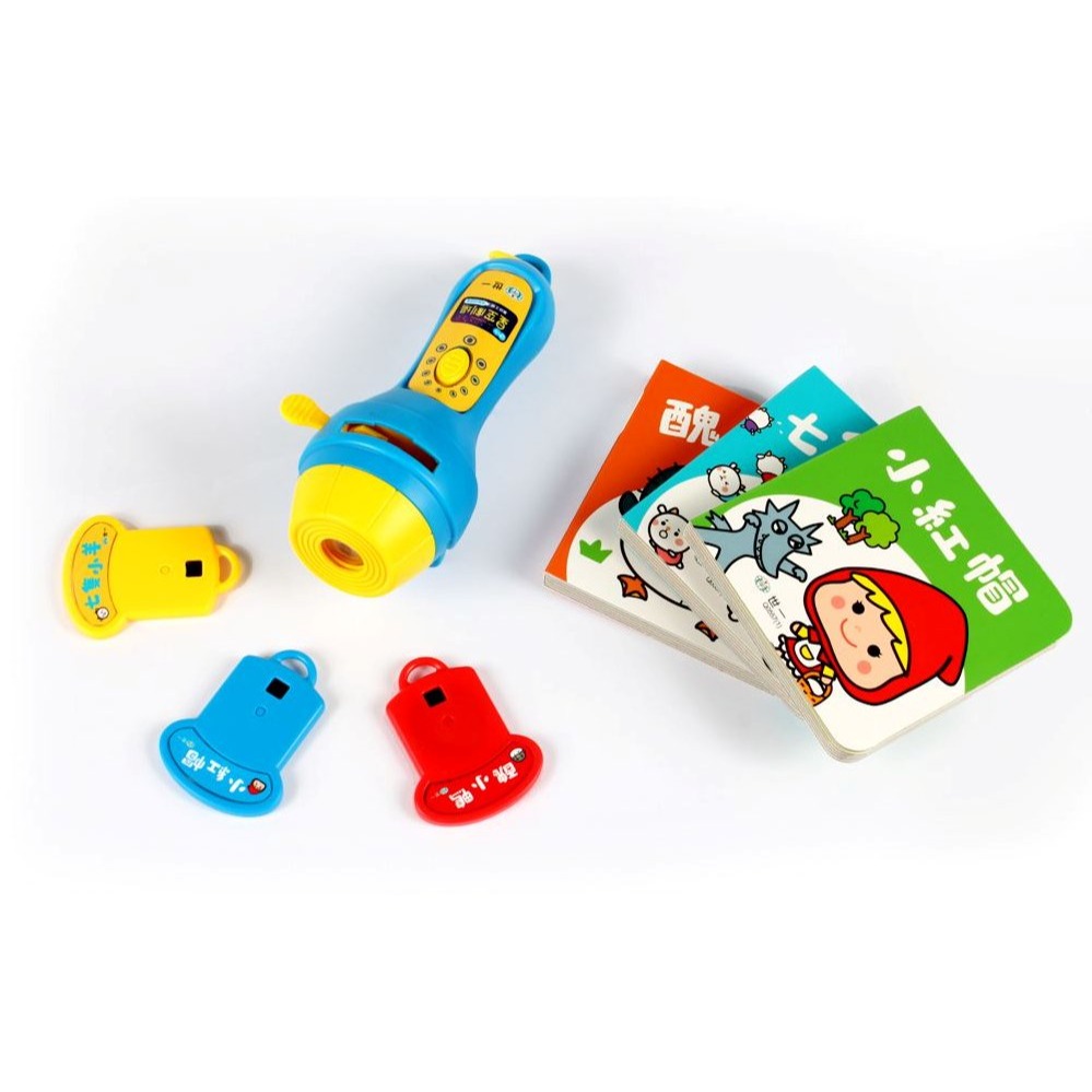 📚世一文化📚迷你星空劇場-童話王國故事投影 Q0557-1 投影機玩具 投影故事機 厚紙故事書 睡前故事機 親子益智-細節圖2