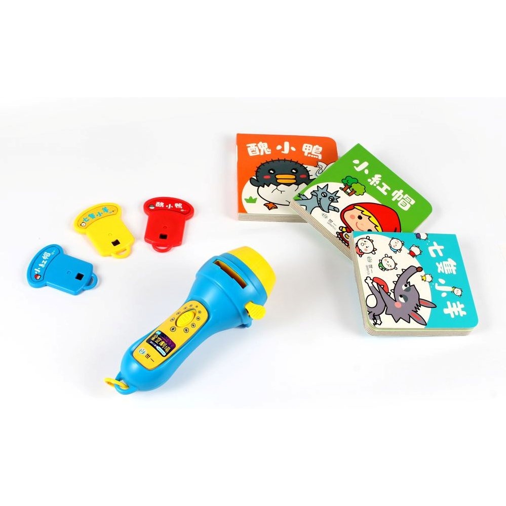 📚世一文化📚迷你星空劇場-童話王國故事投影 Q0557-1 投影機玩具 投影故事機 厚紙故事書 睡前故事機 親子益智-細節圖3