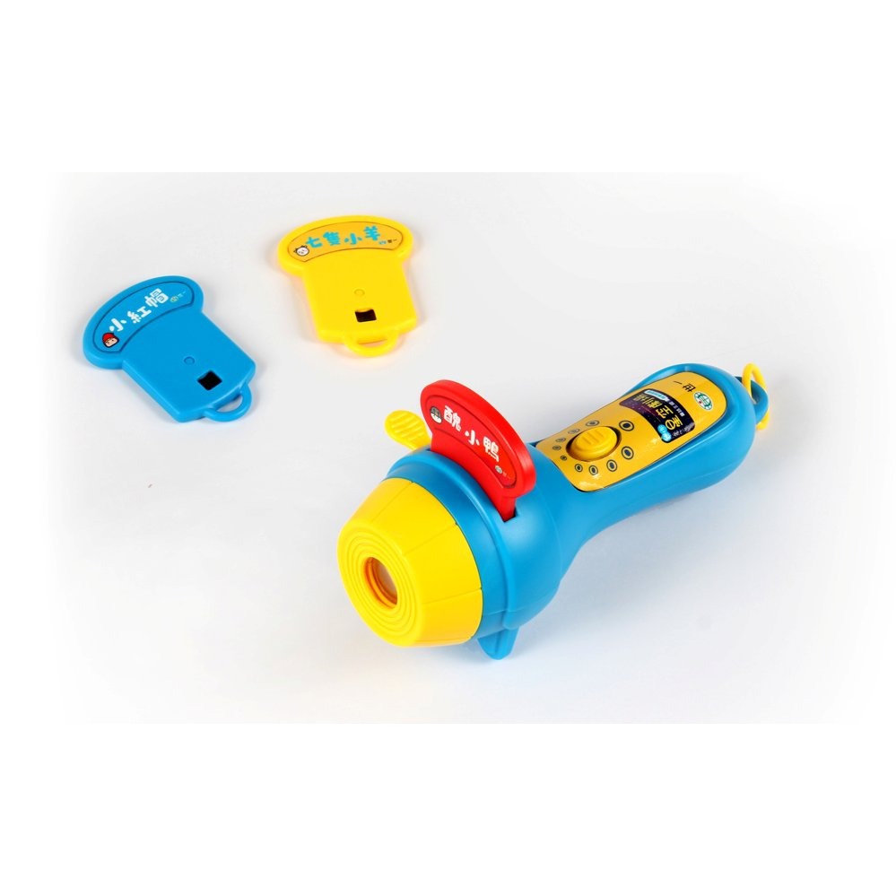 📚世一文化📚迷你星空劇場-童話王國故事投影 Q0557-1 投影機玩具 投影故事機 厚紙故事書 睡前故事機 親子益智-細節圖4