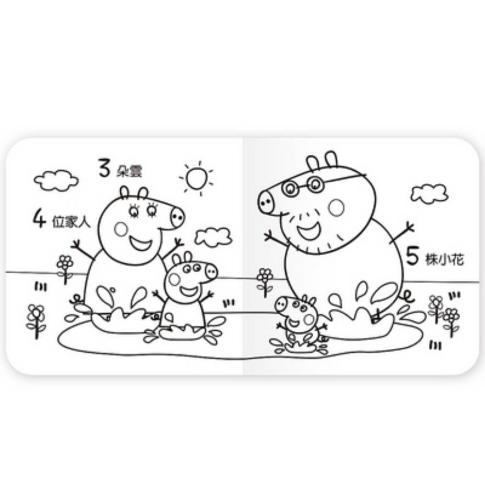 📚世一文化📚水洗書 Hello Kitty ABC/123 佩佩豬 粉紅豬 愛數數/ABC 重複畫 幼兒塗鴉/美術-細節圖9