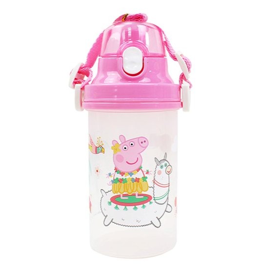⭐敦景⭐ 正版授權 佩佩豬 直飲水壺 (500cc) 兒童水壺 塑膠水壺 粉紅豬小妹 卡通水壺-規格圖4