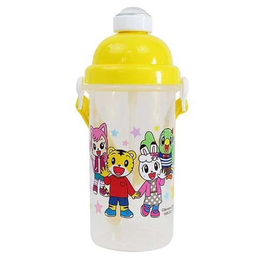 ⭐敦景⭐PP彈跳水壺(500cc/ml)台灣製正版巧虎 汪汪隊立大功 兒童水壺 背帶水壺 塑膠水壺 吸管水壺 彈蓋水壺-細節圖2