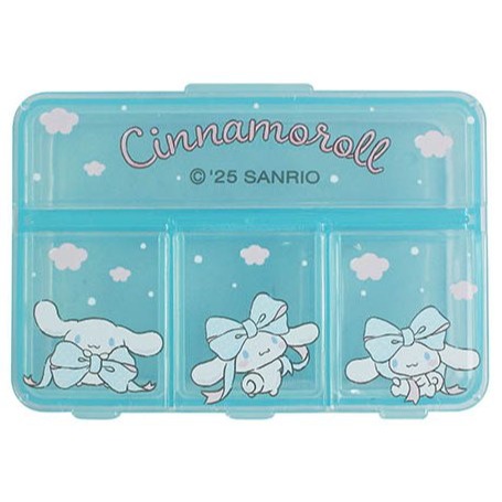 ⭐敦景⭐ 正版授權 四格萬用盒 小物收納 項鍊戒指收納 藥盒 攜帶盒 分裝盒 酷洛米 帕洽狗 布丁狗 大耳狗-細節圖5