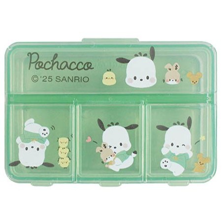 ⭐敦景⭐ 正版授權 四格萬用盒 小物收納 項鍊戒指收納 藥盒 攜帶盒 分裝盒 酷洛米 帕洽狗 布丁狗 大耳狗-規格圖6