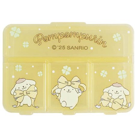 ⭐敦景⭐ 正版授權 四格萬用盒 小物收納 項鍊戒指收納 藥盒 攜帶盒 分裝盒 酷洛米 帕洽狗 布丁狗 大耳狗-規格圖6