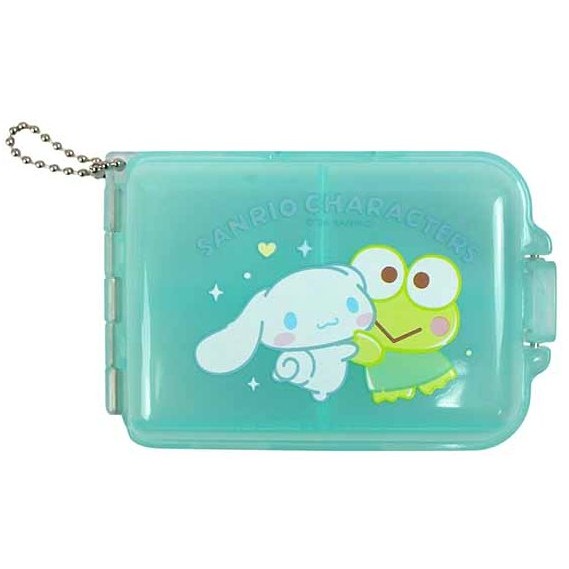 ⭐敦景⭐三麗鷗 萬用收納盒 七格收納盒 小物首飾收納 外出藥盒 酷洛米美樂蒂大耳狗大眼蛙帕洽狗布丁狗酷企鵝-規格圖6