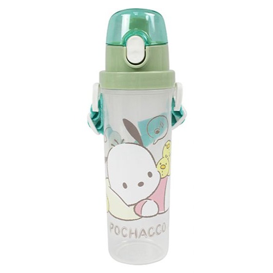 ⭐敦景⭐台灣製 靈巧直飲水壺 (500cc) 兒童水壺 塑膠水壺 背帶水壺 三麗鷗 酷洛米 人魚漢頓 帕洽狗-細節圖4