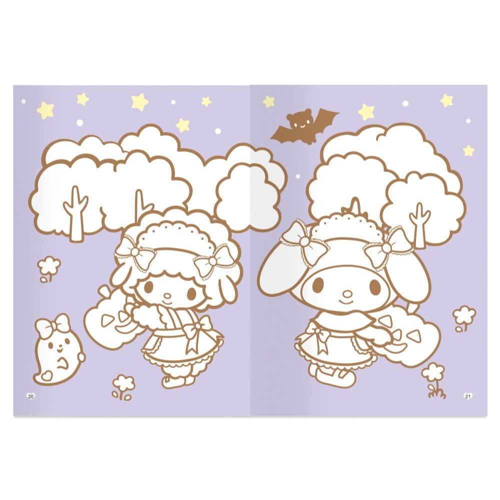 ✏️世一文化✏️可愛美樂蒂著色畫:美好時光 C682001 塗鴉本 著色本 美術創作 三麗鷗 Melody-細節圖7