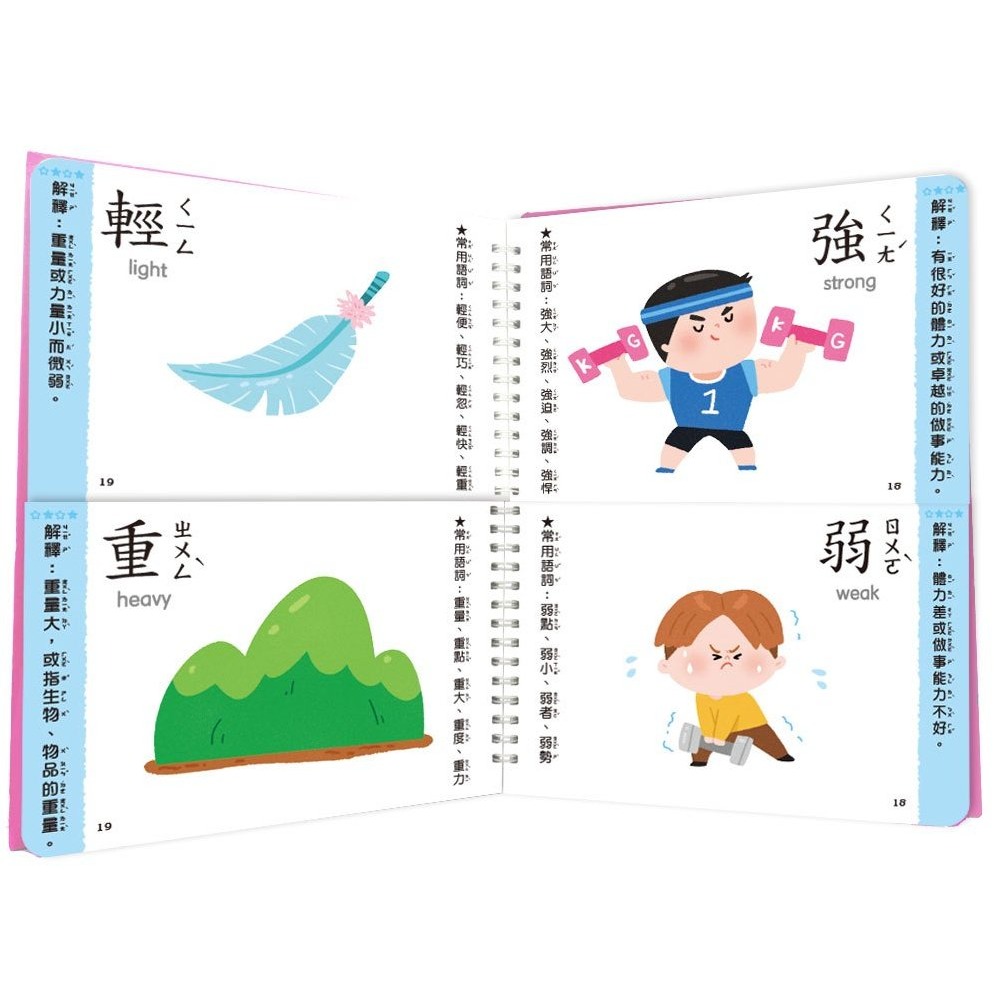 📚幼福文化📚兒童看圖學對比:這樣學相反詞超好用 1977-11 語文常識 國語補充教材 課文讀物 語文資優-細節圖3