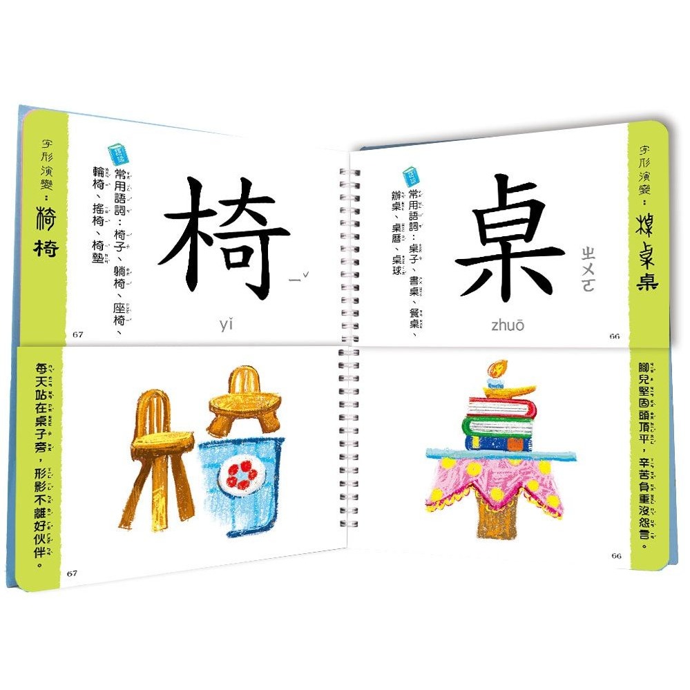📚幼福文化📚兒童看圖學漢字:這樣認字好有趣 1977-12 看圖認字 幼兒啟蒙 學前教育 象形文字 圖像記憶-細節圖6