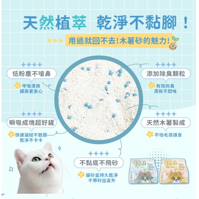 黃黃寵物館 薯薯Ki木薯砂 超凝結木薯砂 無粉塵-細節圖5