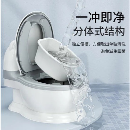 黃黃寵物館 寵物飲水機 仿真馬桶 貓咪喝水 不易打翻 大容量創意貓碗  騙貓咪喝水神器 趣味造型-細節圖3