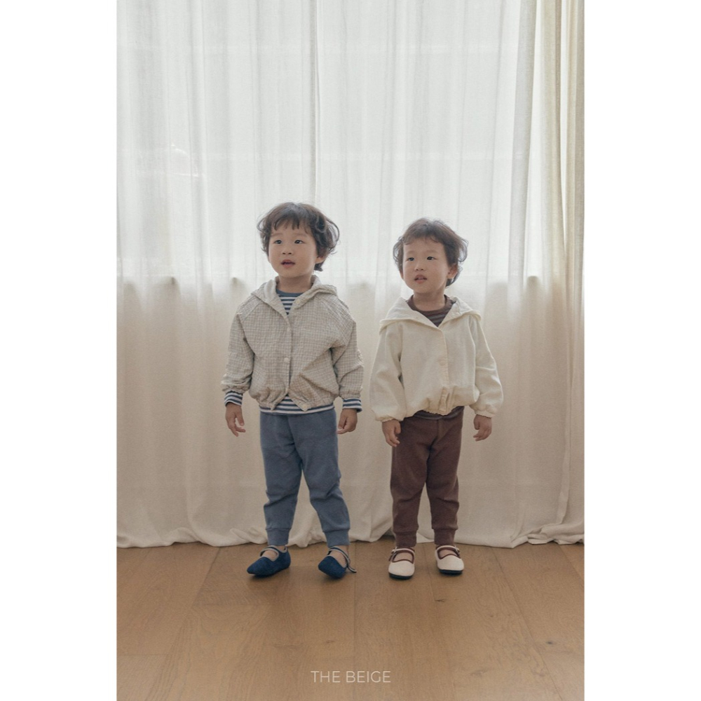 小韓舍✦正韓童裝-The beige-小熊軟糖連帽防風外套-細節圖3
