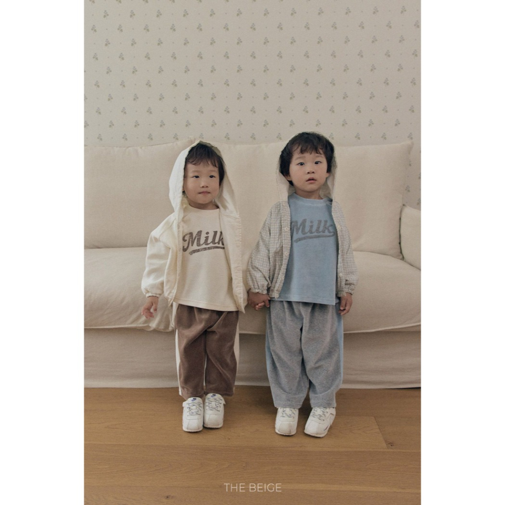 小韓舍✦正韓童裝-The beige-小熊軟糖連帽防風外套-細節圖4
