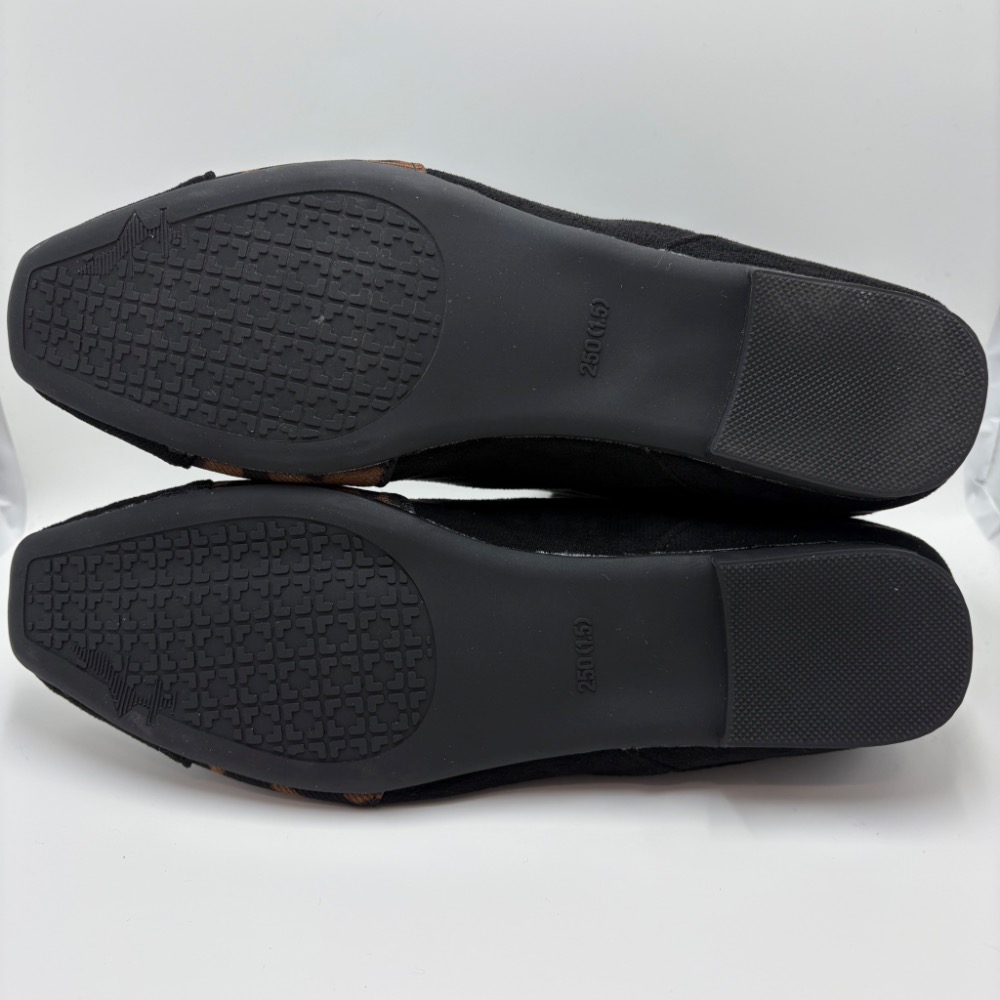 🔥【一穿就顯瘦】韓系方頭豹紋拼接內增高短靴｜低調性感系必收24.5適合-細節圖6