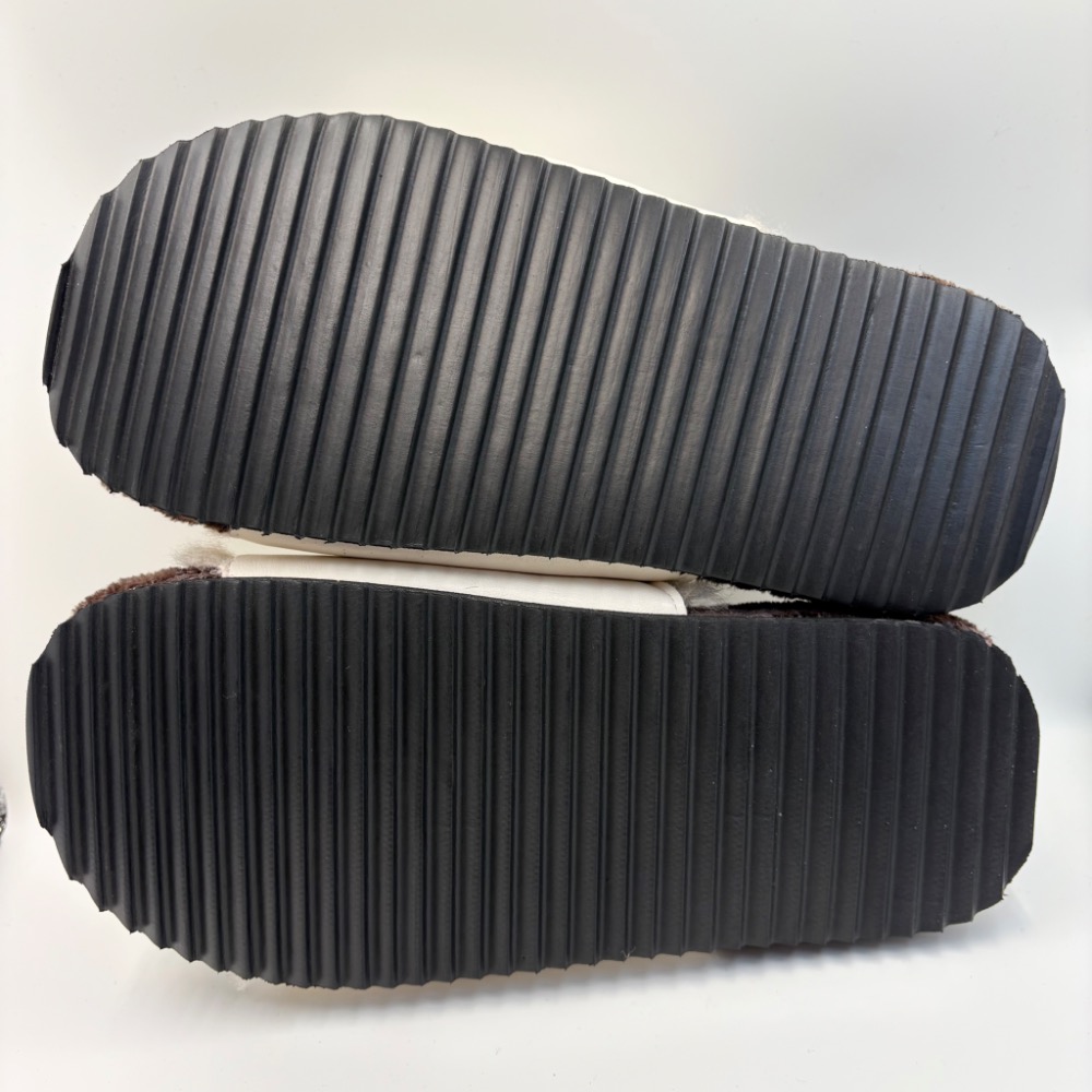 🔥【爆款必收】真羊毛英倫復古厚底勃肯毛毛拖｜秋冬外穿也時髦｜顯高又暖腳🔥39/24.5-細節圖8