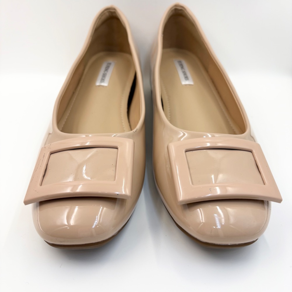 🔥【微瑕特惠】法式奶茶色方扣內增高平底鞋｜一穿顯高4cm・氣質不費力39/24.5-細節圖5