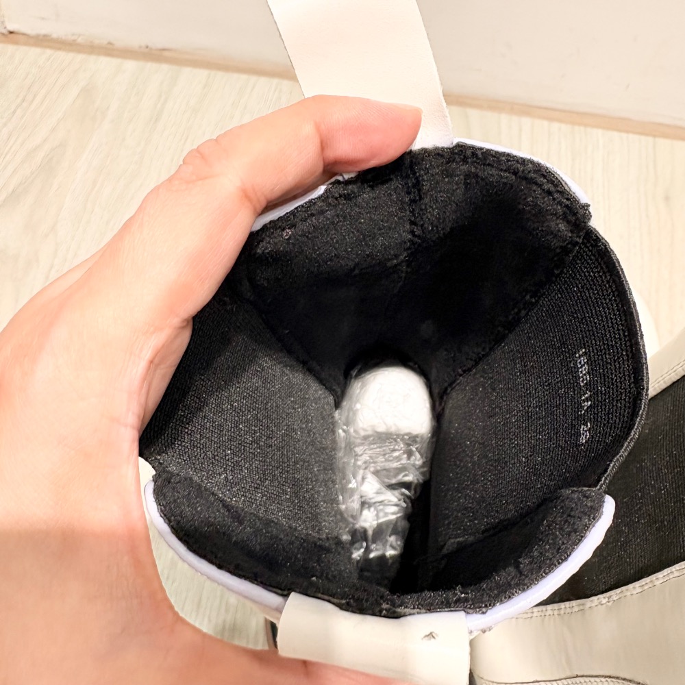 🔥爆款顯腿長！白色厚底切爾西靴｜6cm瞬間拉高比例・水晶大底超有型✨24.5-細節圖6