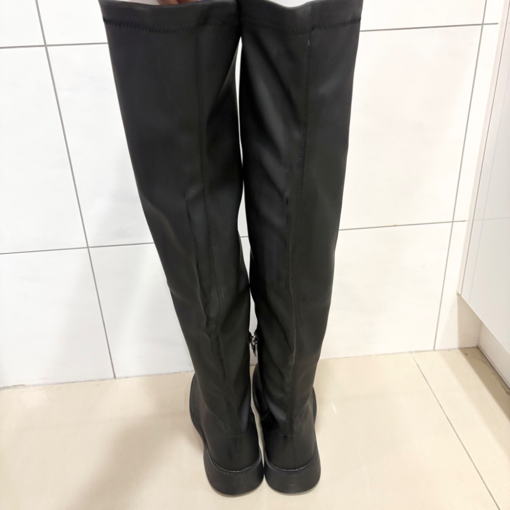 一穿秒變長腿女神🖤全新過膝加絨彈力靴（加絨保暖）24.5-細節圖5