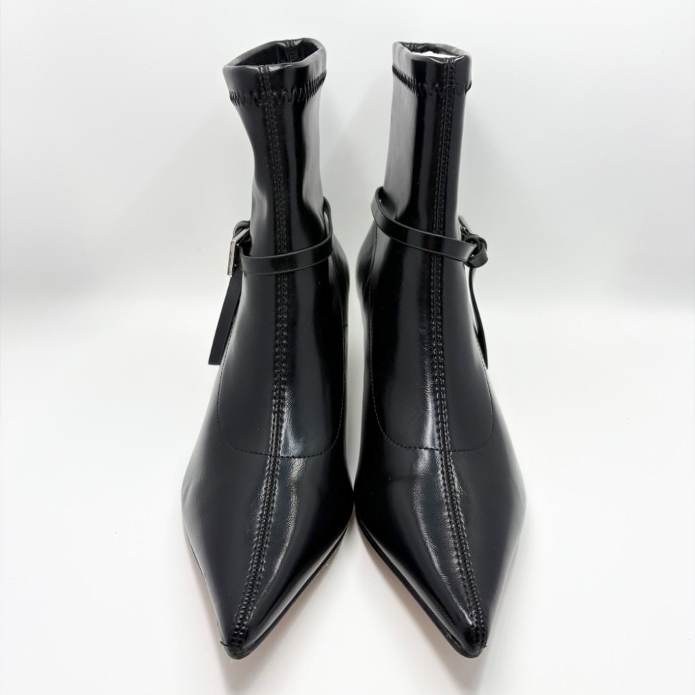 法式顯瘦氣質黑靴✨5cm細跟＋尖頭拉長腿！一穿就變高級39/24.5-細節圖5