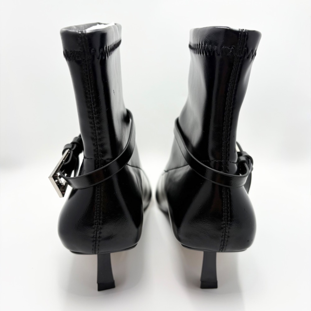 法式顯瘦氣質黑靴✨5cm細跟＋尖頭拉長腿！一穿就變高級39/24.5-細節圖6