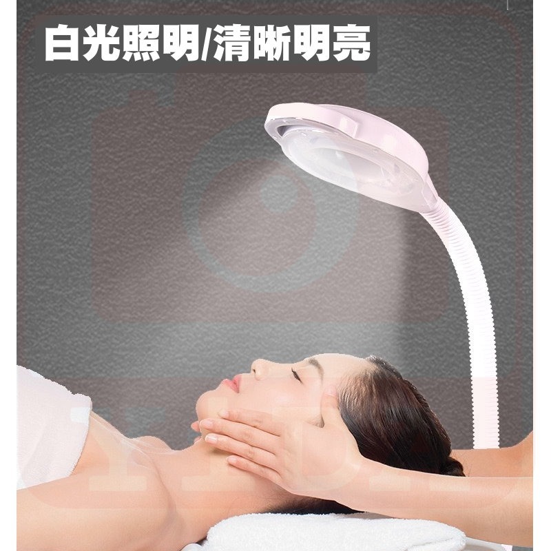 YIDA💥110V台灣專供💥 LED美容燈 柔光設計 不傷眼 美容燈 紋繡燈專用 美甲臺燈 美睫種睫毛冷光燈 落地無-細節圖7