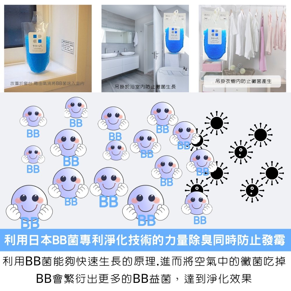 日本高森TU-135浴室防霉納豆果凍凝膠( BB菌) (放置吊掛即可預防黑黴菌)-細節圖3