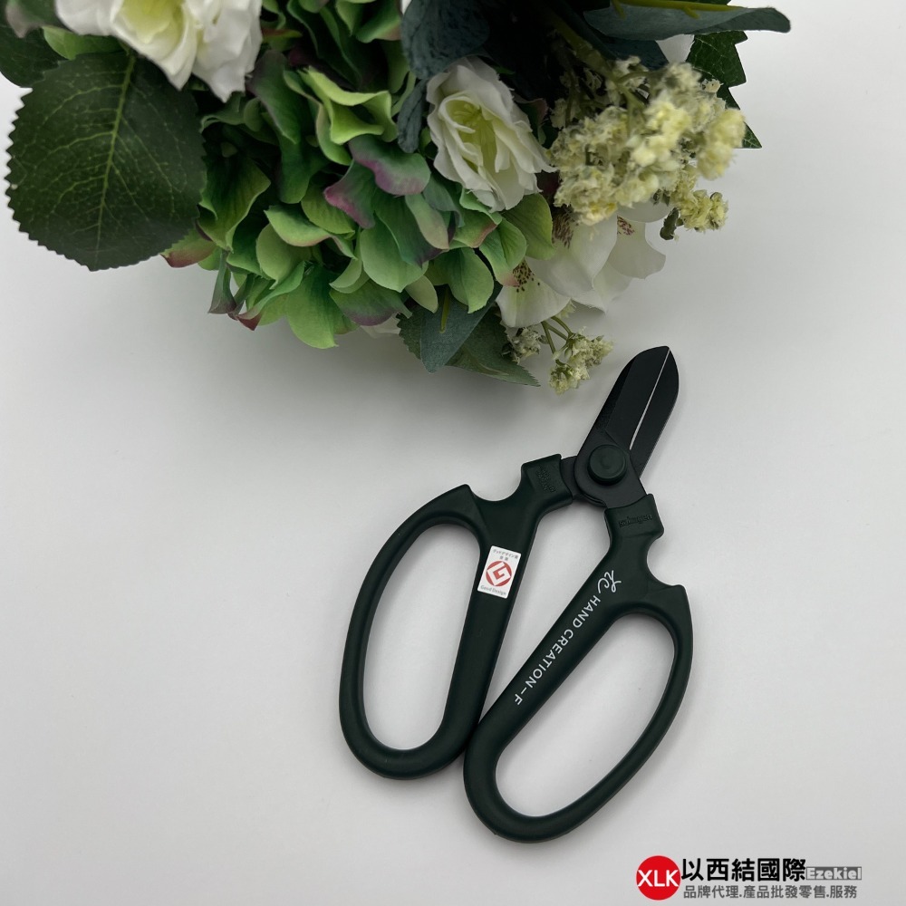 sakagen坂源花藝剪刀手創170白刃系列/秋冬限定極夜藍(很深的深藍色)-細節圖2