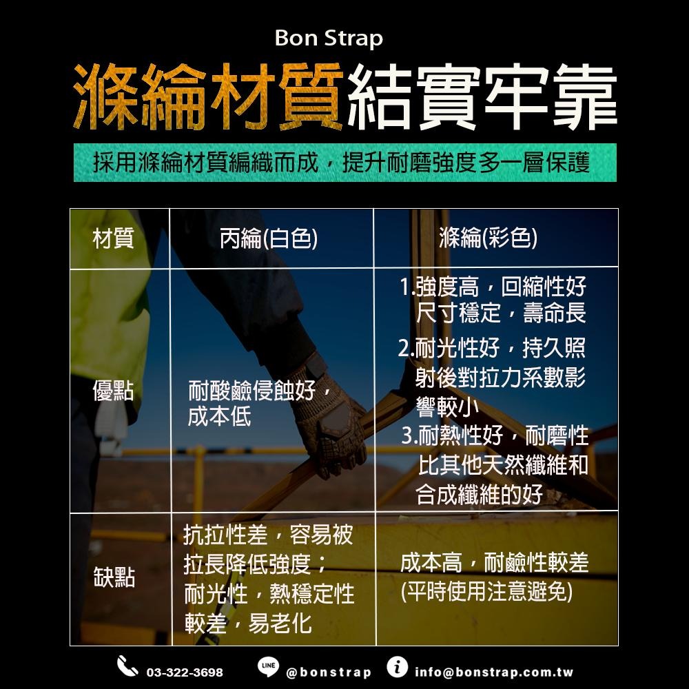 【綁固 Bon Strap 】10噸 4米-10米 雙層雙眼 吊帶 國際認證 滌綸吊帶 雙層吊帶 雙層雙眼 吊重帶 現貨-細節圖2