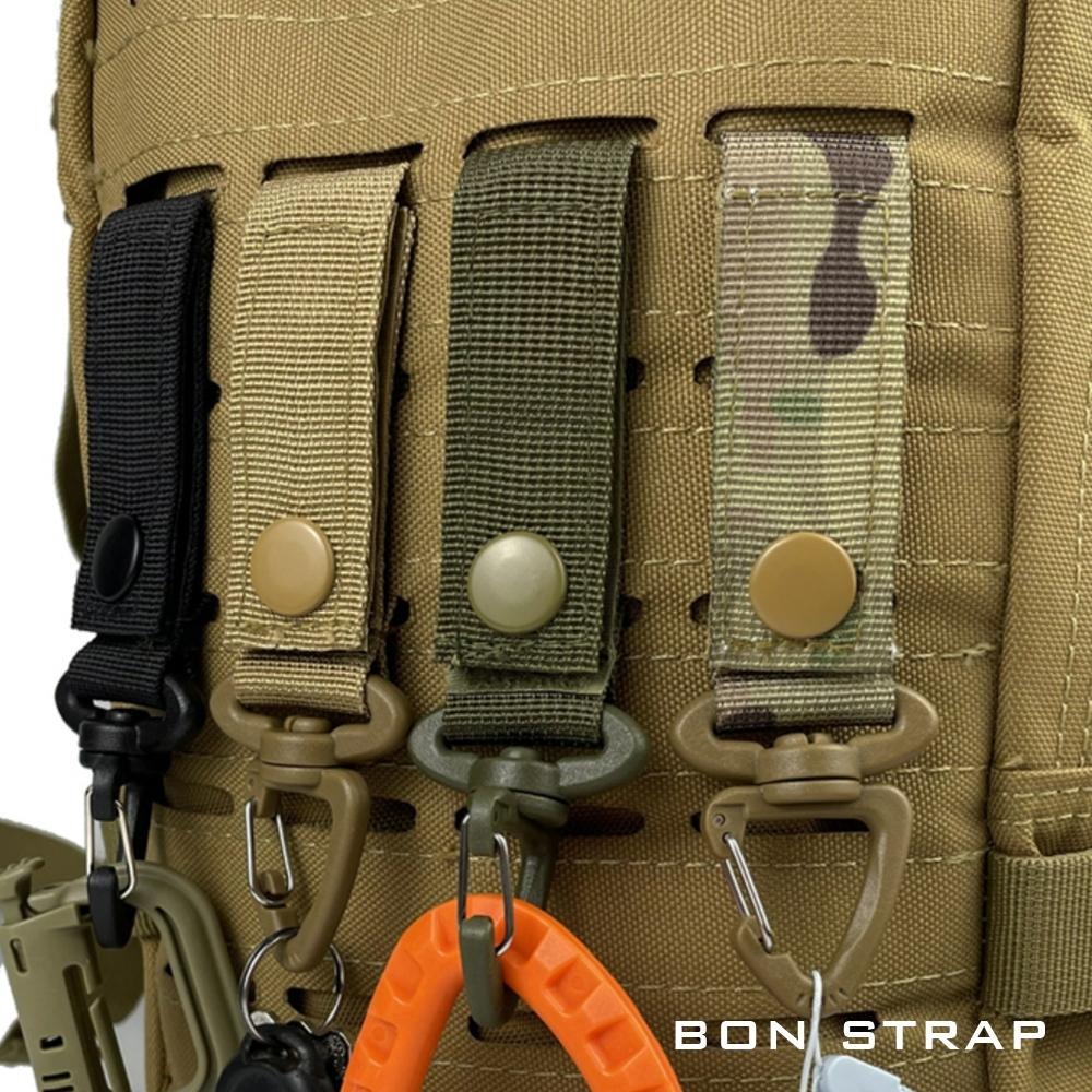 【綁固 Bon Strap】現貨 戶外戰術 molle背包掛扣 三角旋轉掛扣 戶外掛扣 隨身掛扣 多功能登山扣 露營小物-細節圖2