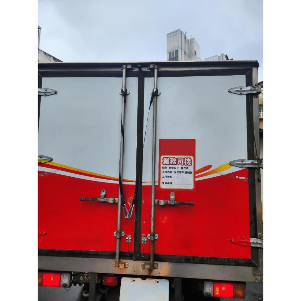 【綁固 Bon Strap】🔥物流必備🔥 後廂車門防忘固定帶 2條/1組 物流專用 車門固定 固定帶 單環 葫蘆扣 門擋-細節圖2