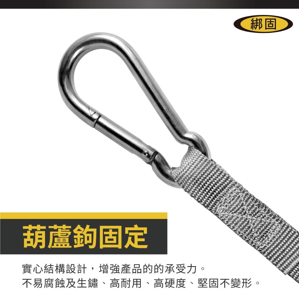 【綁固 Bon Strap】🔥物流必備🔥 後廂車門防忘固定帶 2條/1組 物流專用 車門固定 固定帶 單環 葫蘆扣 門擋-細節圖4