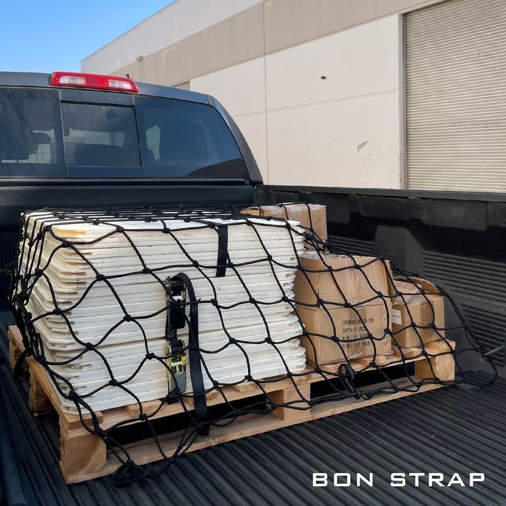 【綁固 Bon Strap】車頂行李架 行李網 彈性網 行李架網 綑綁網 線徑5mm粗 車頂網 車頂行李網 貨物架網-細節圖3