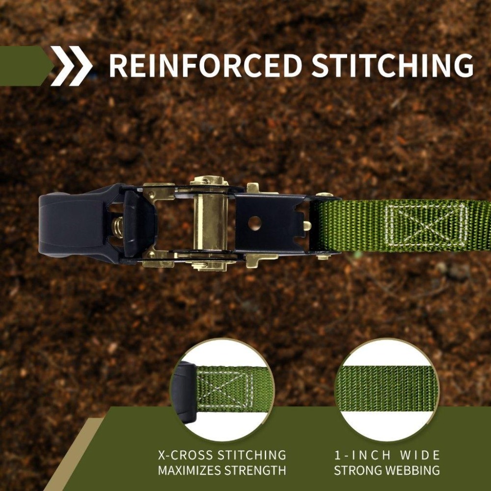 【綁固 Bon Strap】0.8噸 5M (無鉤子) 包膠捆綁器 綑綁器 手拉器 貨車綑綁帶 外箱綑綁帶 布猴 有發票-細節圖3