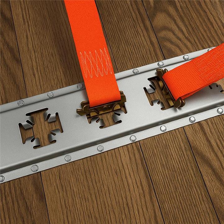 【綁固 Bon Strap 】 十字排扣 蝴蝶扣專用 布猴專用 排扣 水平垂直皆可 E型軌道 車廂貨物固定長條 貨車配件-細節圖2