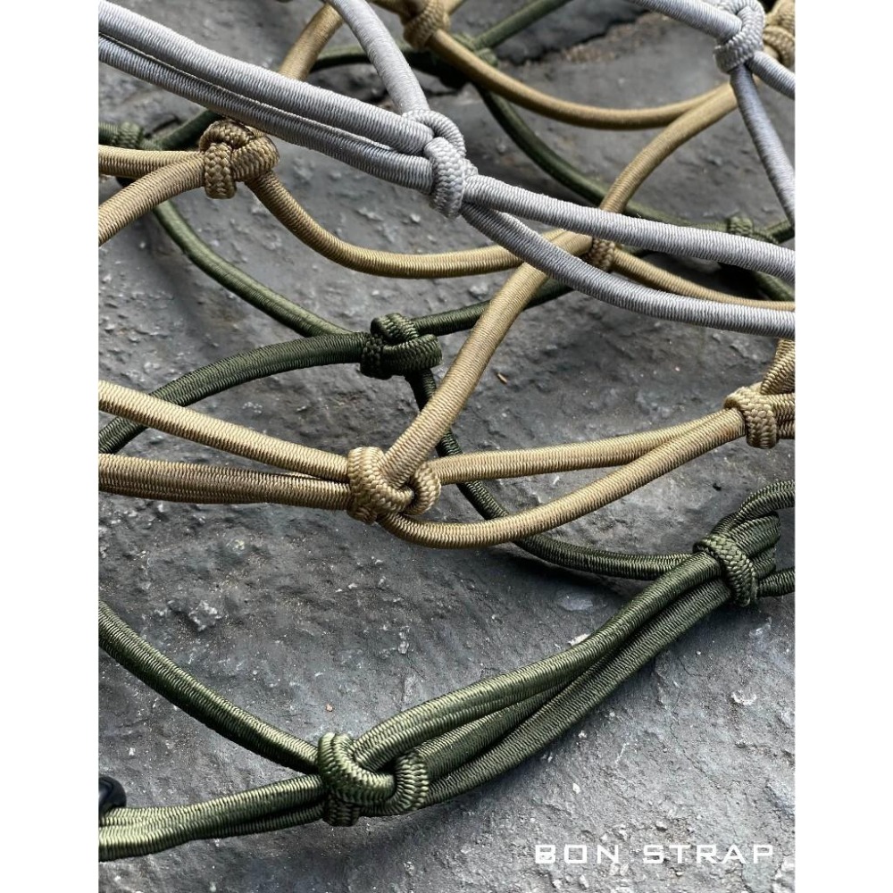 【綁固 Bon Strap】🔥熱銷🔥38x38cm 機車置物網 檔車網袋 油箱網 彈性 貨網 網袋 置物網 安全帽網-細節圖4