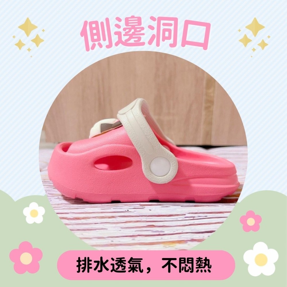 兒童涼鞋 兒童拖鞋 兒童布希鞋 Disney 迪士尼 米妮 奇奇蒂蒂 童鞋 台灣製 授權拖鞋 吾家好物《現貨》-細節圖4