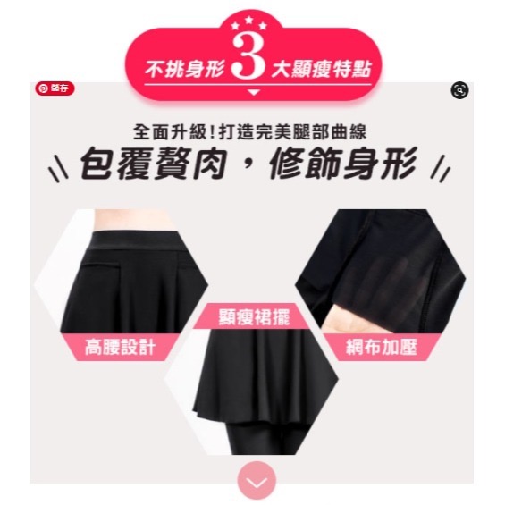 出清 售完不補 E-Heart 機能型壓力褲裙 任選兩件9折 內搭褲裙 瑜珈褲 輕塑褲 緊身褲 吾家好物《現貨》-細節圖3