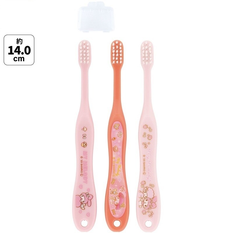 日本 Skater 3入牙刷 Hello Kitty牙刷 寶可夢 Elsa牙刷 美樂蒂 兒童牙刷 吾家好物《現貨》-細節圖7