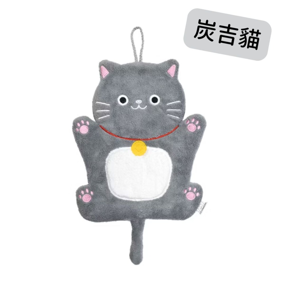 動物擦手巾 擦手巾  造型擦手巾 貓咪擦手巾 柴犬 貓咪 超細纖維 吸水 速乾 刺繡 吸水 吾家好物 現貨-規格圖6