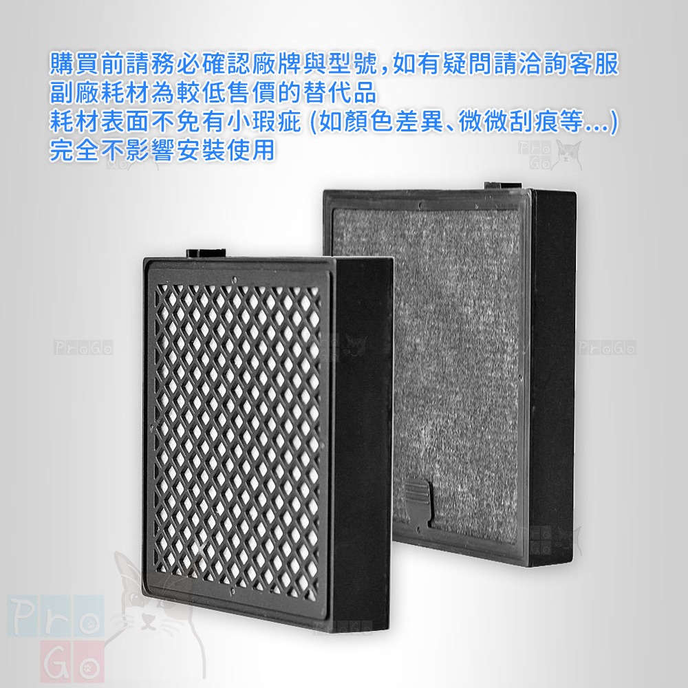 【ProGo】 PHILIPS濾網 飛利浦 GPC10 ACA251 ACA301 ACA308 ACA250 710-細節圖3