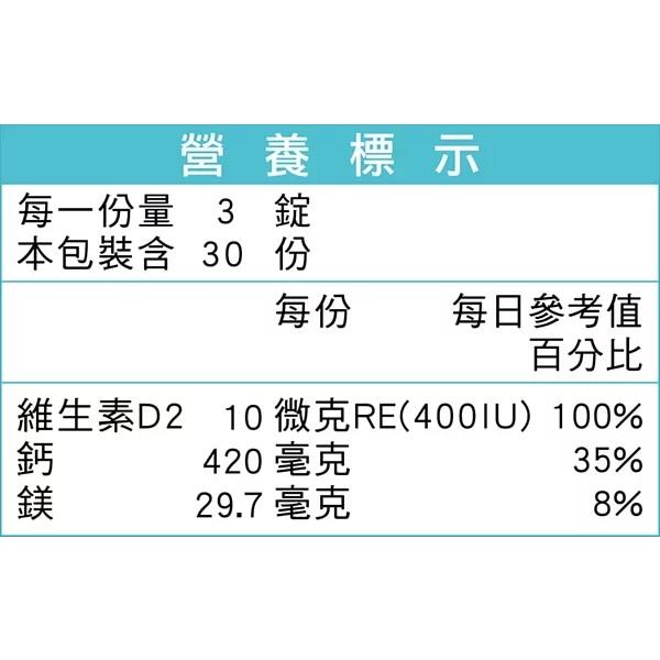 【台肥集團 台海生技】專利鈣鎂錠 (升級加強版) 90錠/瓶 (原廠公司貨)-細節圖4