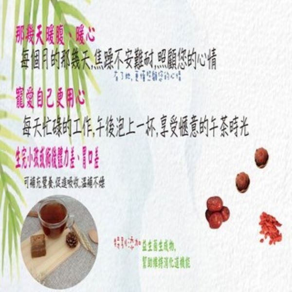 益生菌黑糖桂圓紅棗枸杞茶磚 獨家專利配方 蔡薑君 桂圓 紅棗 枸杞 香甜好喝增強防護力 益生菌 黑糖 桂圓 紅棗 枸杞-細節圖6